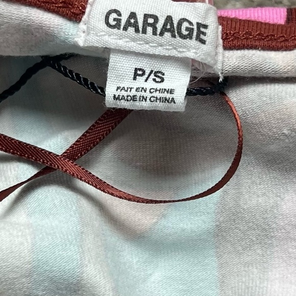 Garage Kelly Halter Keyhole Top Floral Groovy Y2K Size PS - Picture 5 of 8